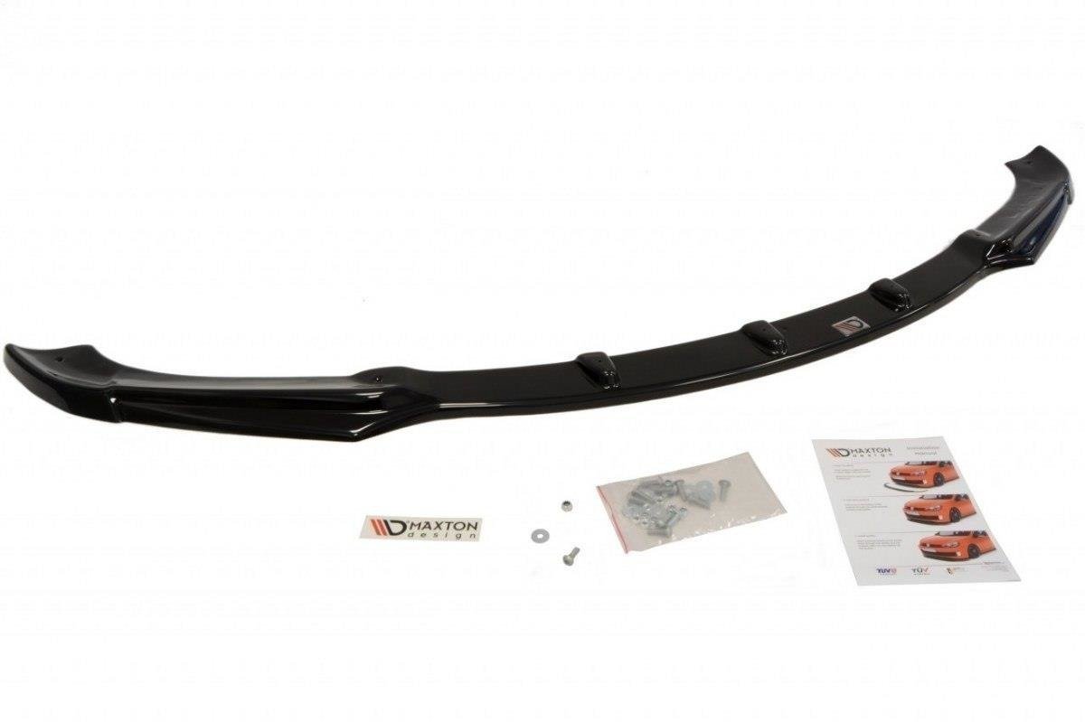 Street+ Spoilerlippe Front Ansatz passend für BMW 3er E46 LIMOUSINE FL schwarz Hochglanz