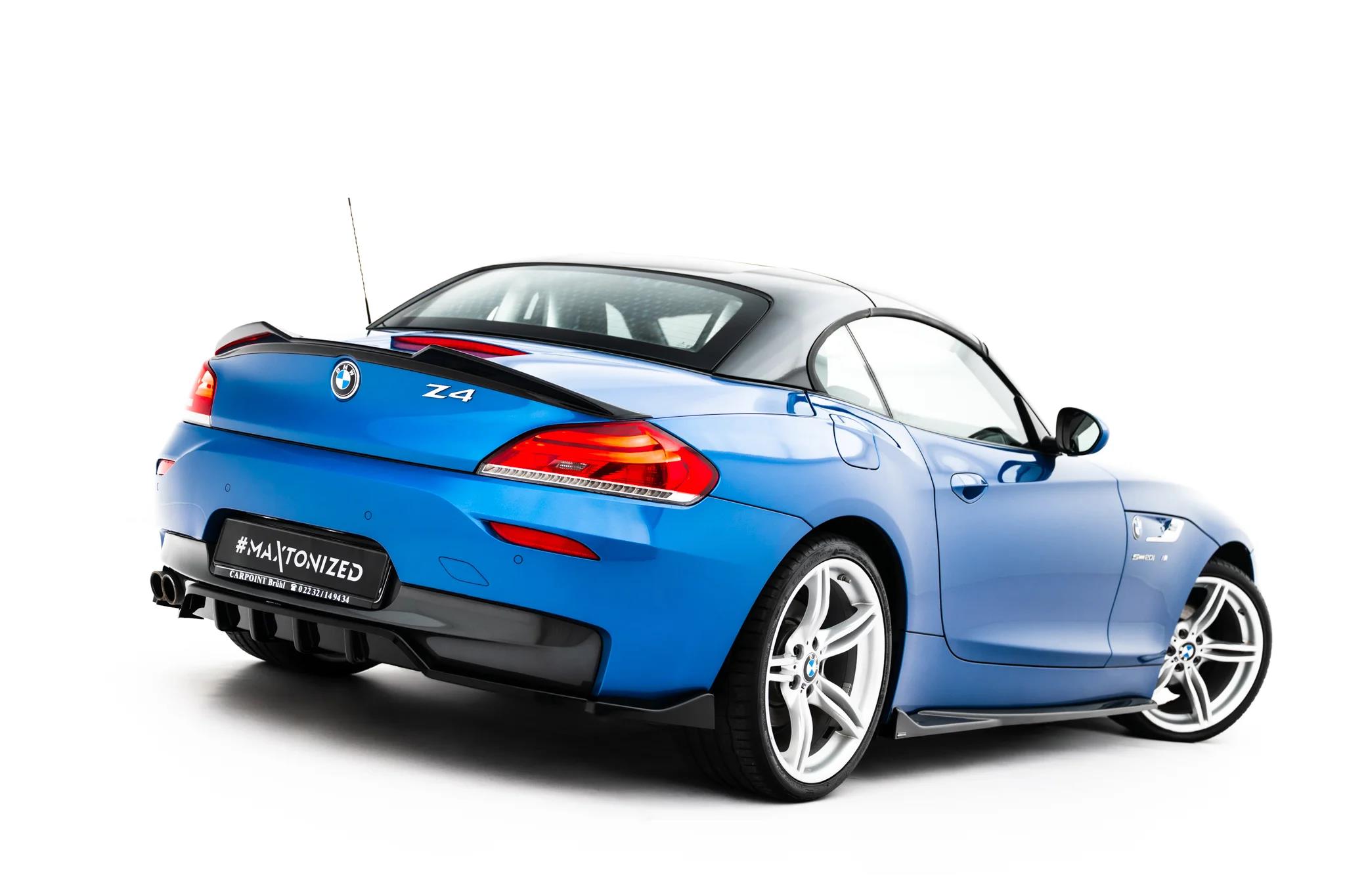 Street+ Mittlerer Diffusor RACE V.2 passend für BMW Z4 M-Paket E89 Facelift schwarz Hochglanz