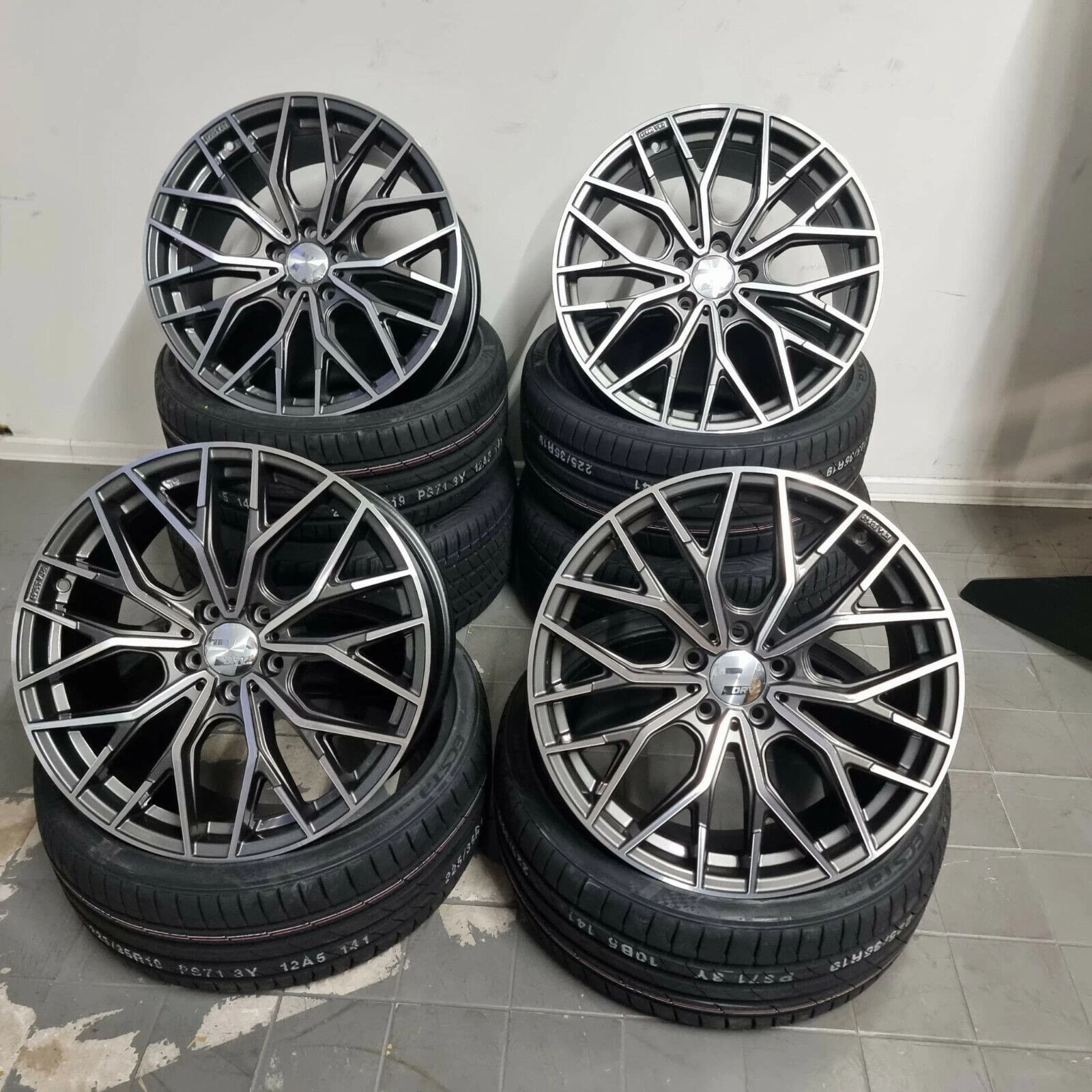20 Zoll WH37 Alu Felgen für Audi Q3 RSQ3 Q5 SQ5 Q7 SQ7 8U F3 FY 8R 4M Sline