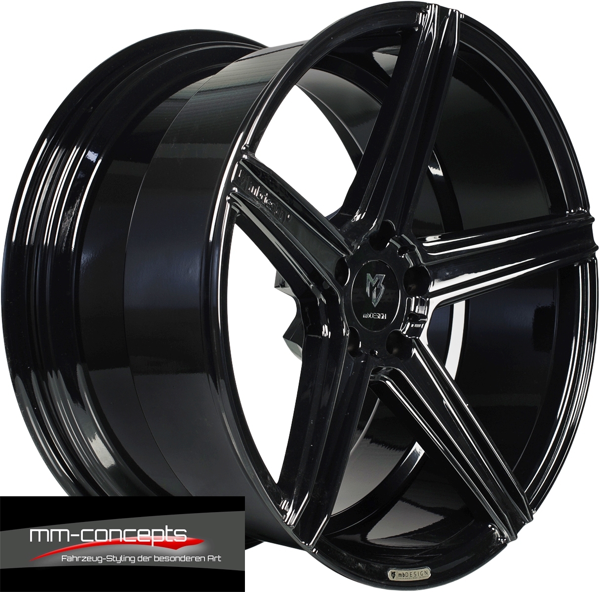 20 Zoll KV1 Concave Felgen für Audi RS4 RS5 RS6 S5 A5 A4 Quattro A8 Q5 Schwarz