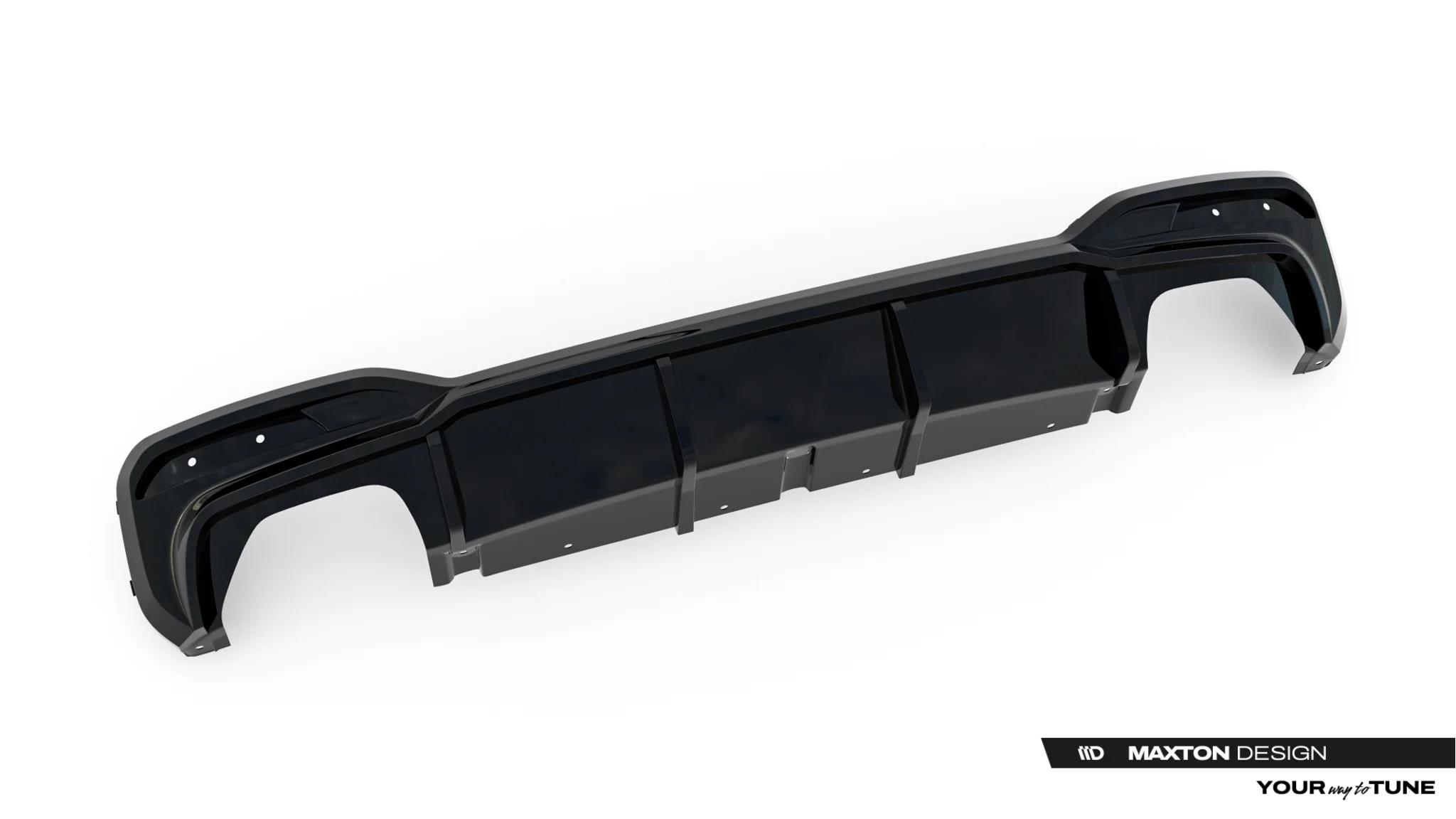 Diffusor Heck Ansatz passend für BMW 5er M-Paket Limousine / Touring G30 / G31 / G30 Facelift / G31 Facelift