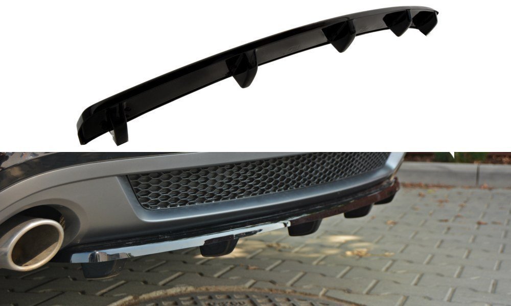 Heckansatz Audi A5 Coupe / Sportback S-Line 8T DTM LOOK schwarz Hochglanz