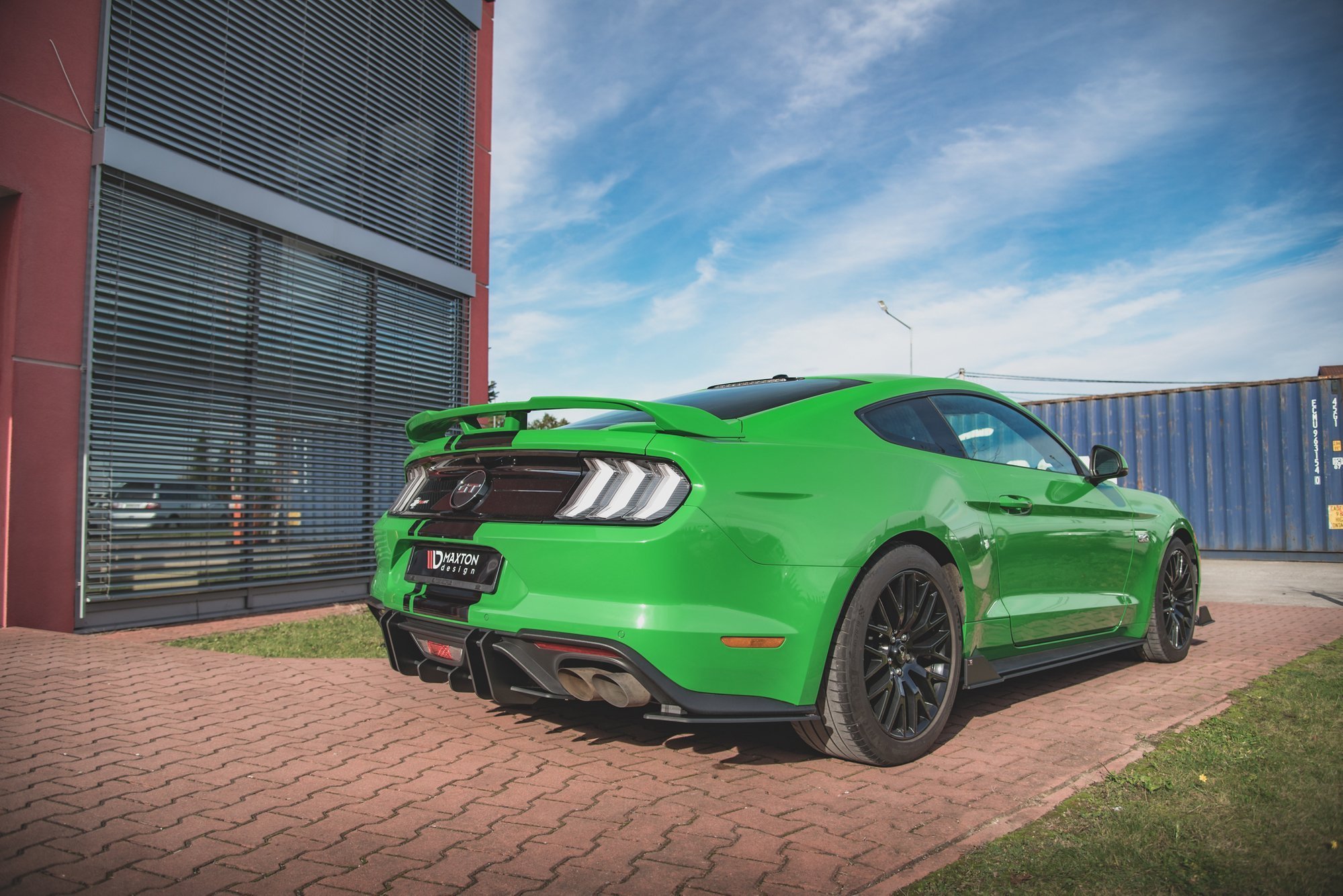 Street Pro Heckschürze Heck Ansatz Diffusor passend für Ford Mustang GT Mk6 FL