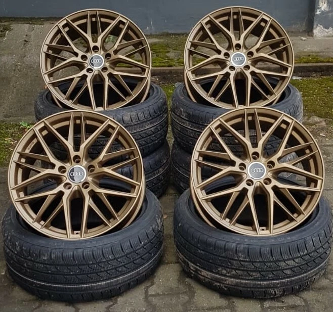 18 Zoll Damina DM08 Alu Felgen 5x112 et45 Bronze für Mercedes Audi VW Skoda RS S