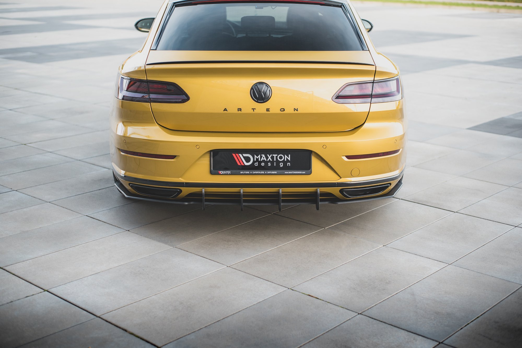 Street Pro Heck Ansatz Diffusor passend für VW Arteon R-Line Limousine / Shooting Brake Mk1