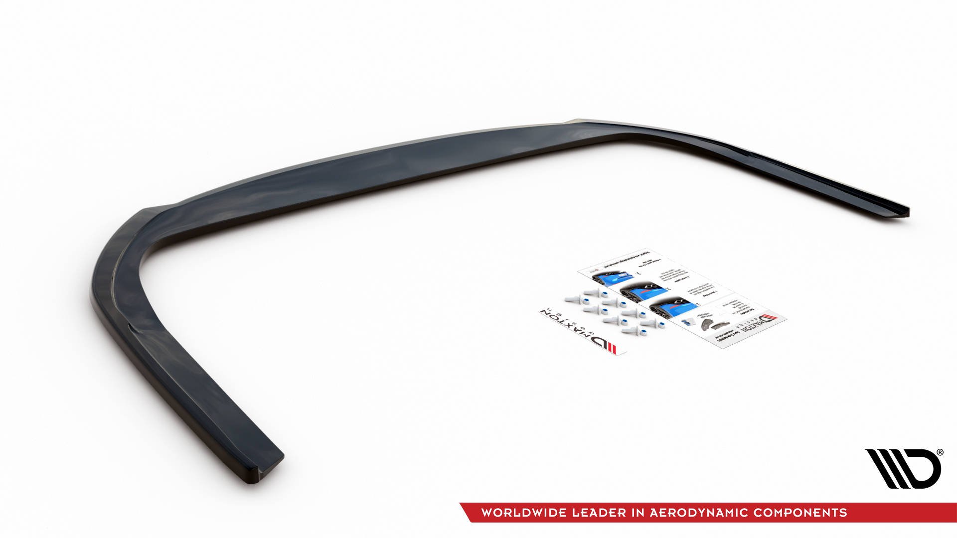 Street+ Mittlerer Diffusor Heck Ansatz passend für Audi A7 C8 schwarz Hochglanz