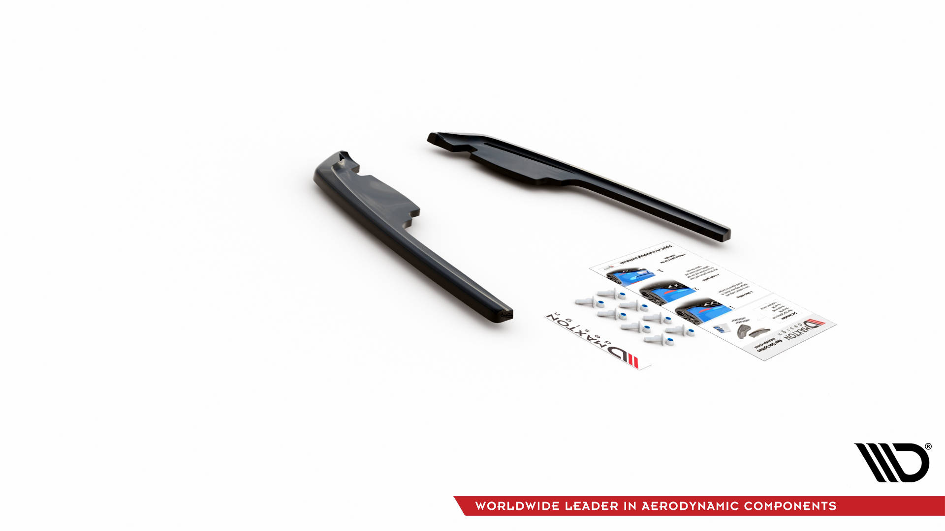 Street+ Heck Ansatz Flaps passend für BMW M235i Gran Coupe F44 schwarz Hochglanz