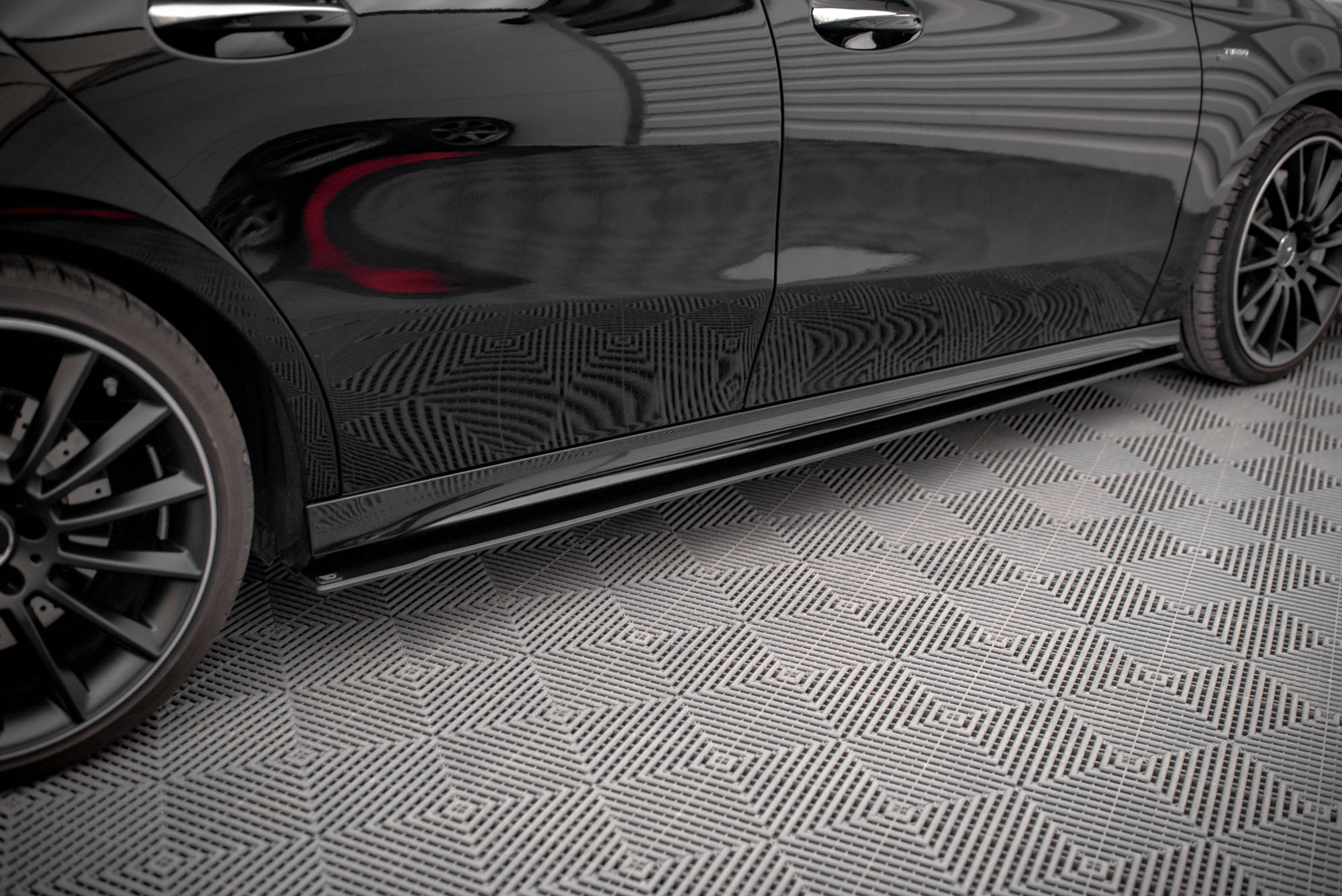 Street Pro Seitenschweller Leisten passend für Mercedes A35 AMG / AMG-Line Aero Pack W177