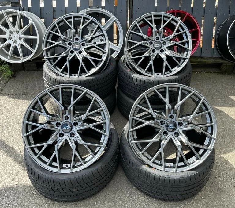 18 Zoll MM06 Alu Felgen 5x112 et45 schwarz für Audi A3 S3 S-Line Cupra Golf GTI