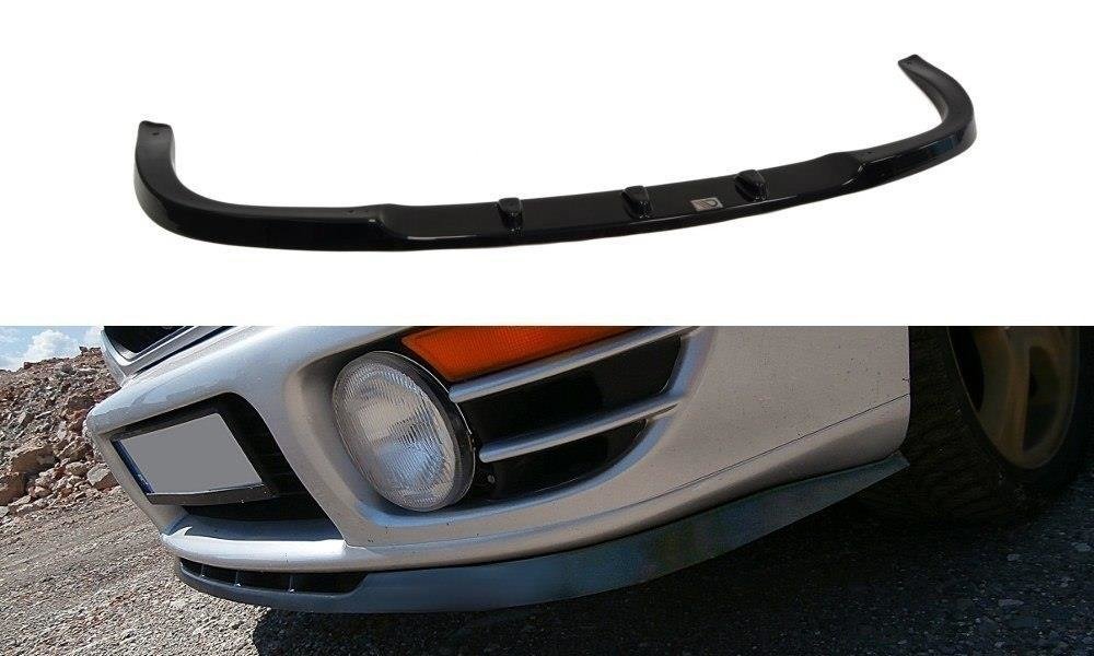 Street+ Spoilerlippe Front Ansatz passend für Subaru Impreza GT schwarz Hochglanz
