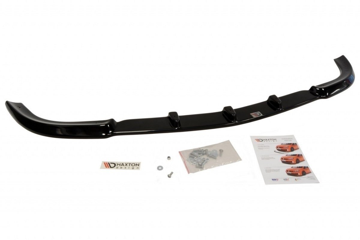 Street+ Spoilerlippe Front Ansatz passend für Mercedes SLK R170 schwarz Hochglanz