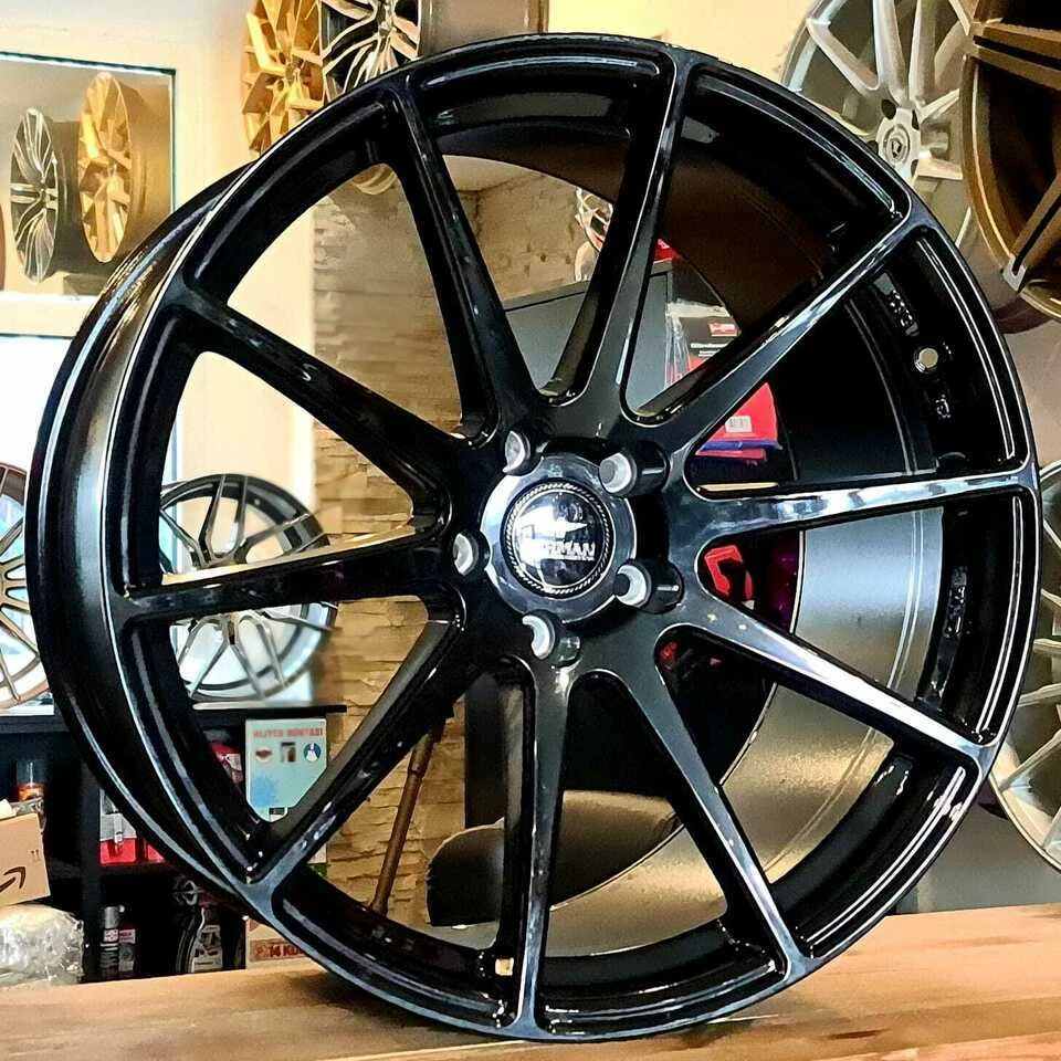 22 Zoll Damina DM19 Felgen 5x130 Schwarz für Audi Q7 VW Touareg Porsche Cayenne