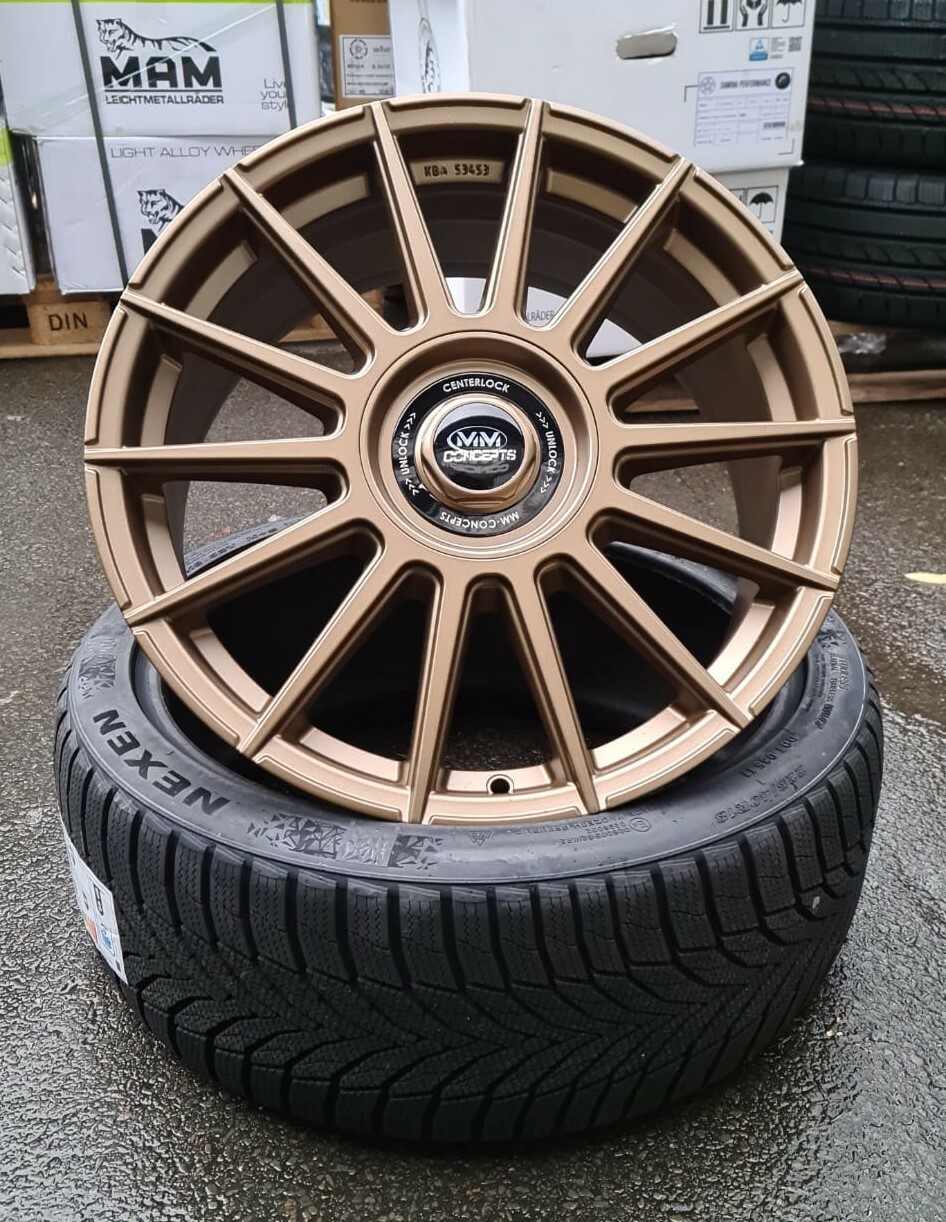 18 Zoll MM-Concepts MM04 Alu Felgen 5x112 Bronze für Mercedes E Klasse W211 SLK