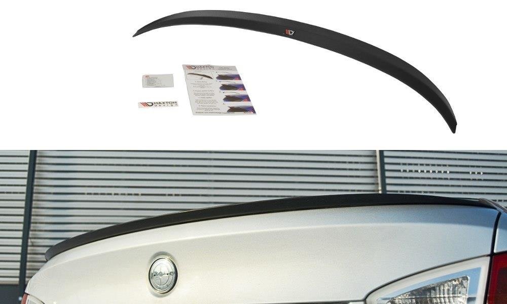 Spoiler CAP für BMW 3er E90 M Paket schwarz Hochglanz