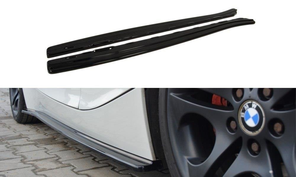 Street+ Seitenschweller Leisten passend für BMW Z4 E85 / E86 schwarz Hochglanz