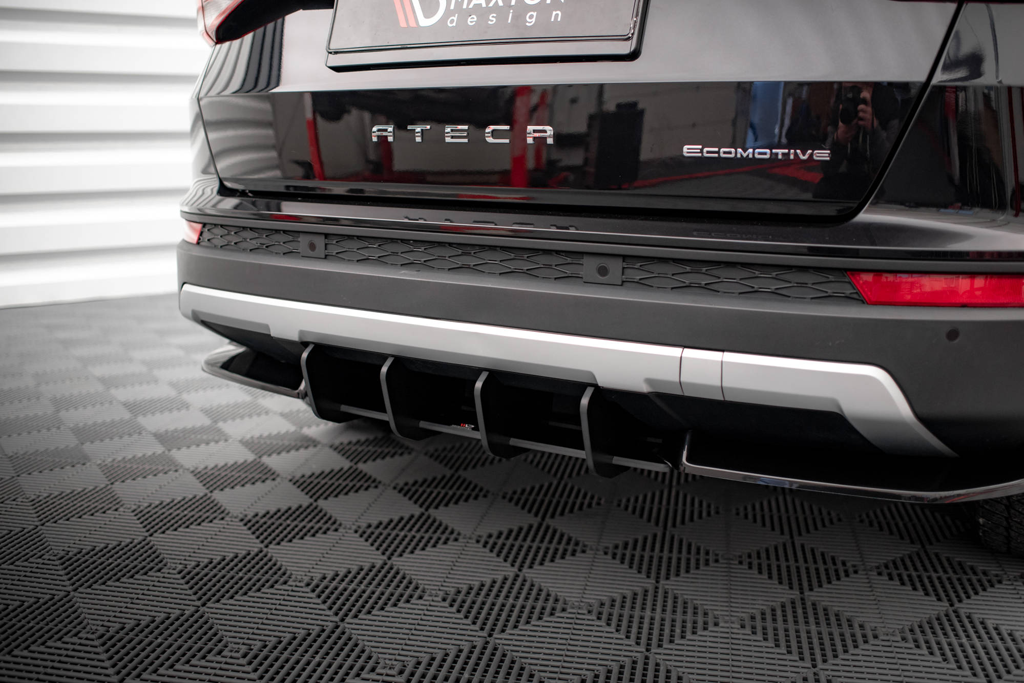 Street Pro Heckschürze Heck Ansatz Diffusor passend für Seat Ateca Mk1