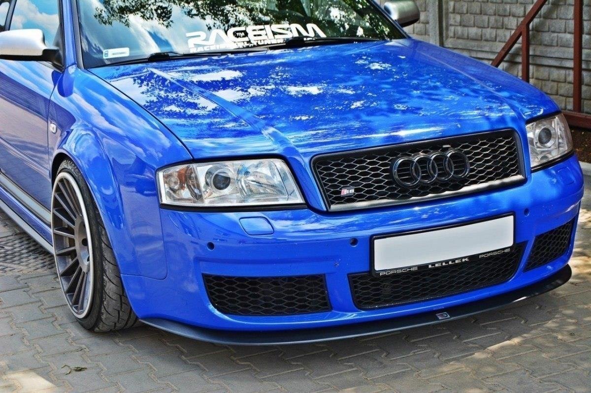 Street+ Spoilerlippe Front Ansatz passend für Audi RS6 C5 schwarz Hochglanz