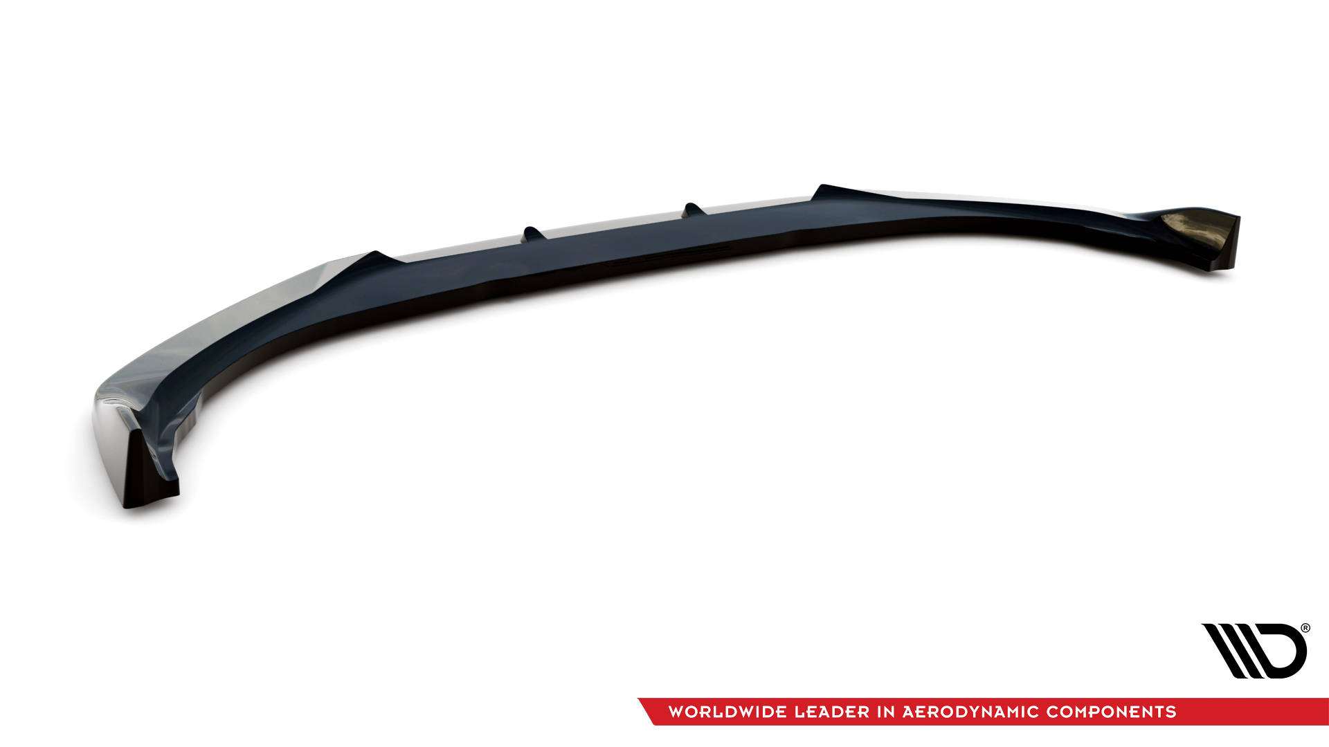 Street+ Spoilerlippe Front Ansatz V.1 passend für Ford Mustang Mach-E Mk1 schwarz Hochglanz
