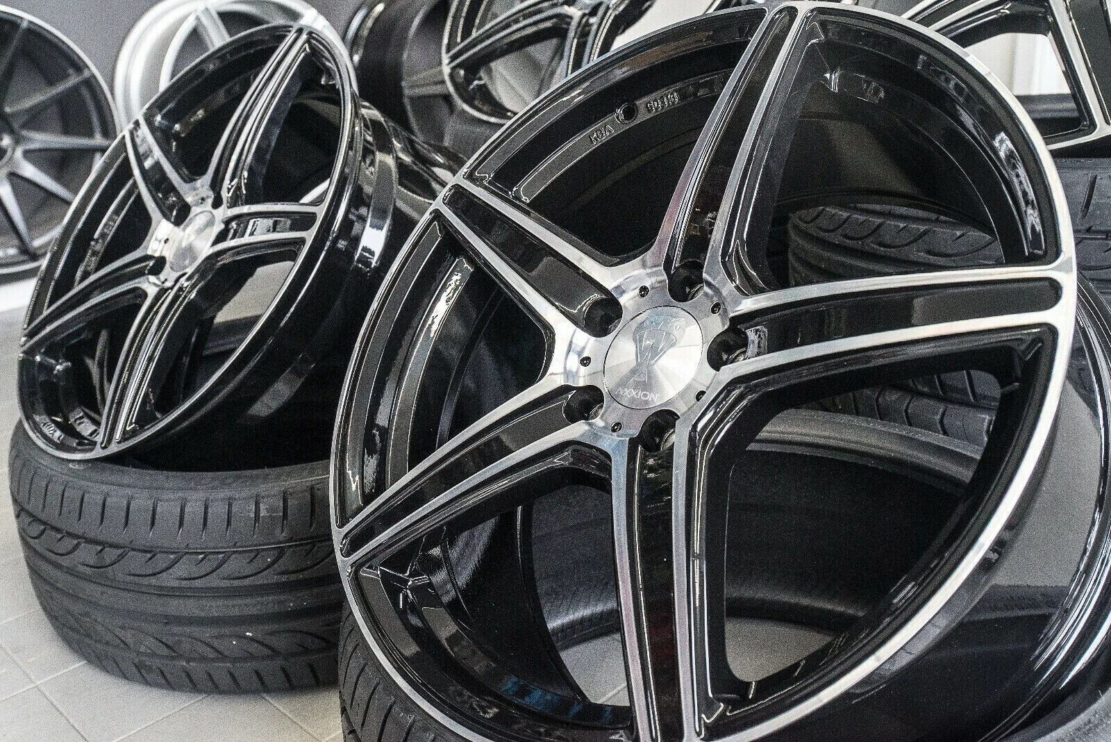 19 Zoll AX7 Super Concave Felgen Mercedes CL 63 E GLK S SL 500 AMG Klasse W211