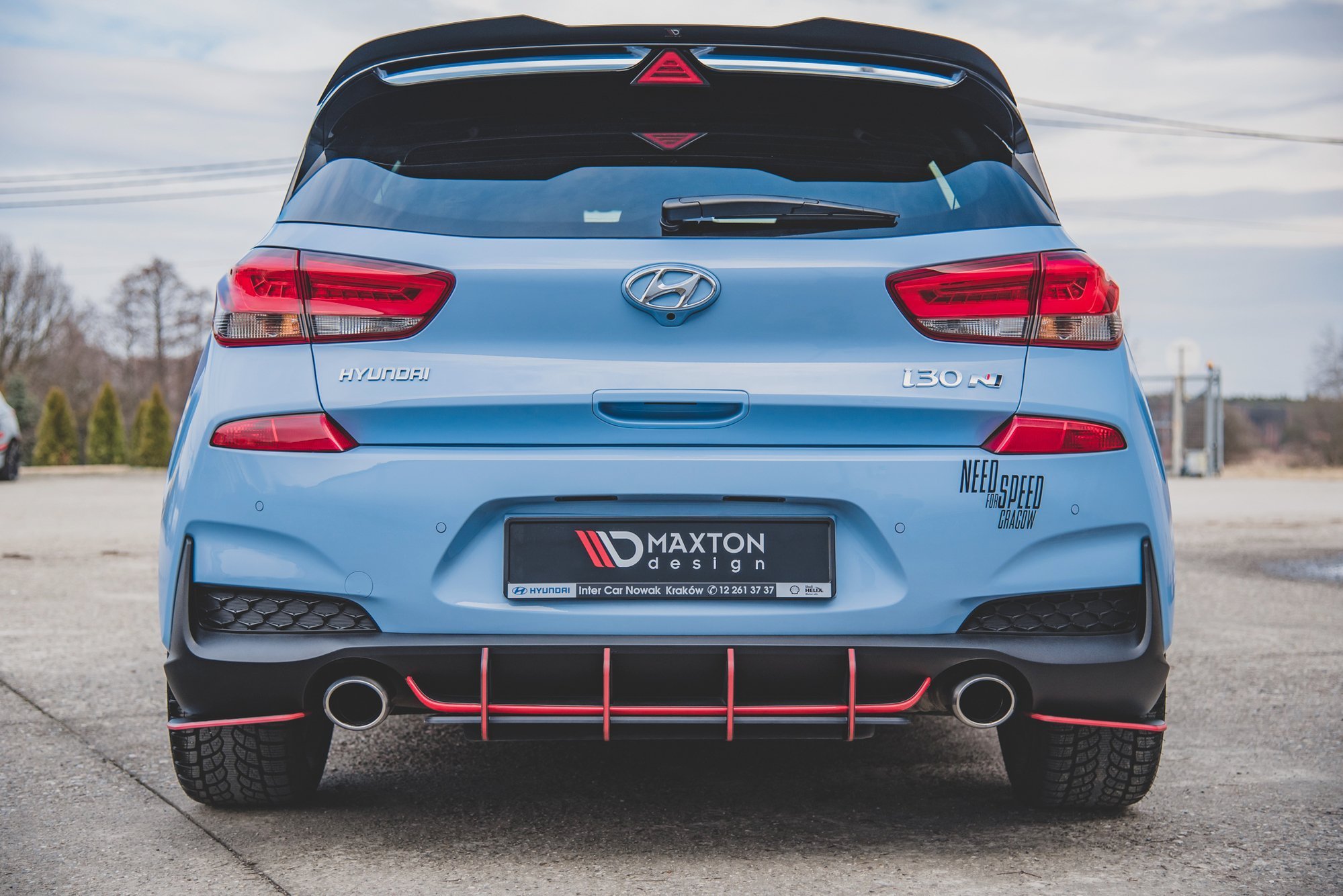 Robuste Racing Heckschürze V.1 für Hyundai I30 N Mk3 Hatchback