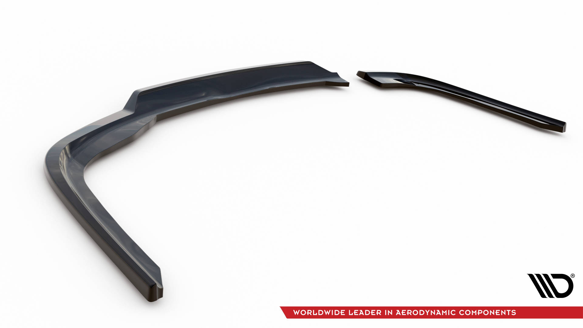 Street+ Mittlerer Diffusor RACE Heck Ansatz passend für BMW 3er GT F34 schwarz Hochglanz