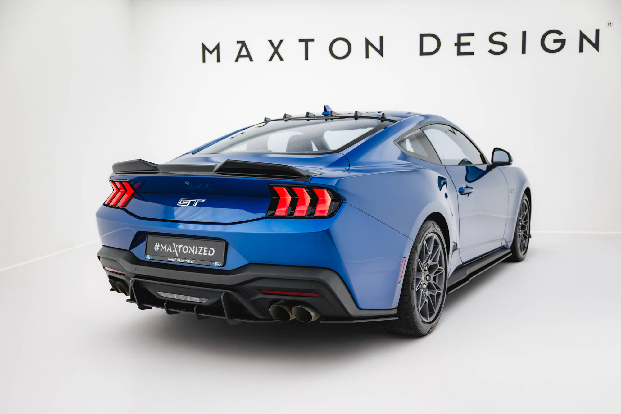 Street Pro Heck Ansatz Flaps passend für Ford Mustang GT Mk7