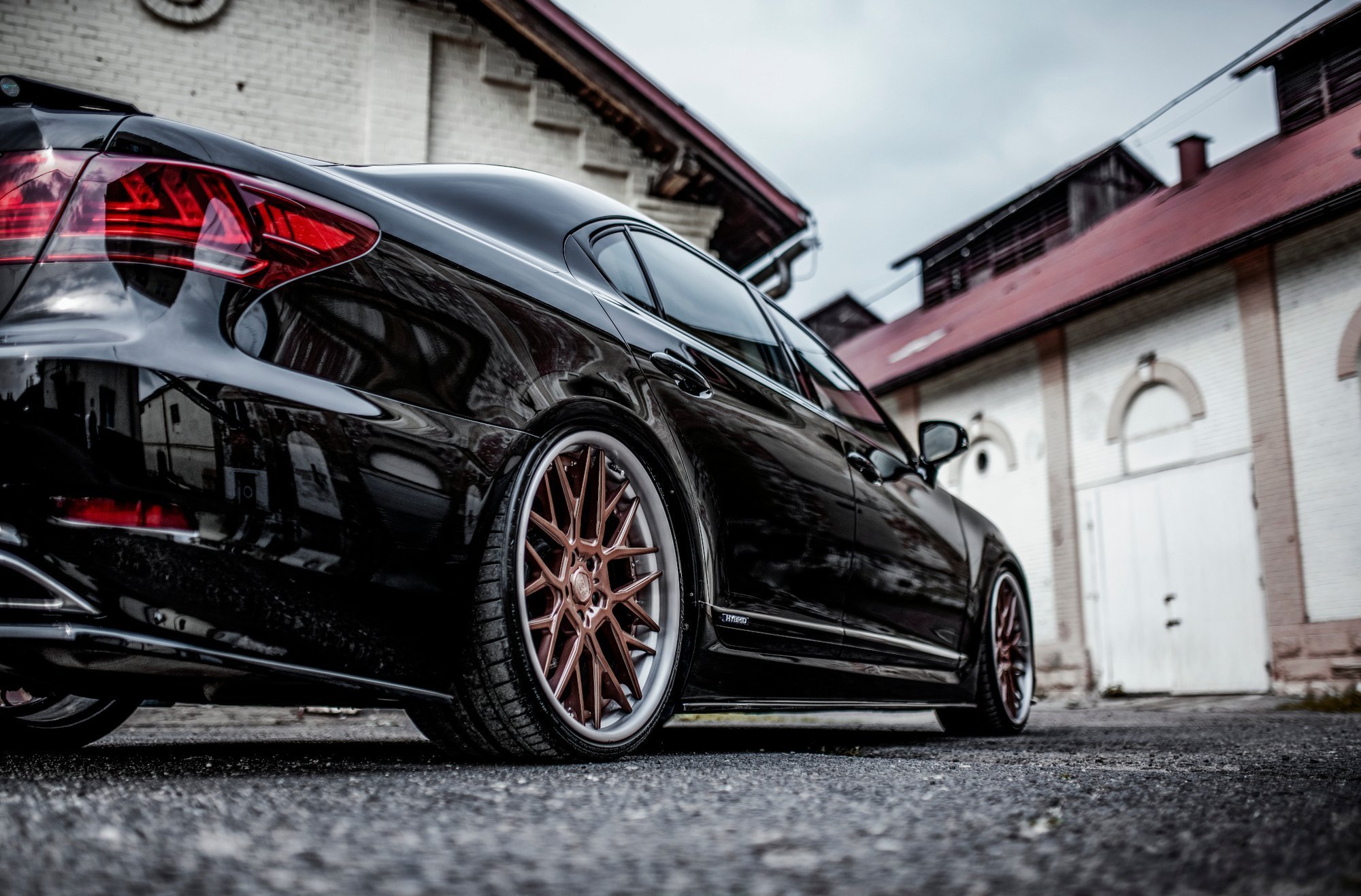 Seitenschweller Ansatz für Lexus LS Long Wheelbase Mk4 Facelift schwarz Hochglanz