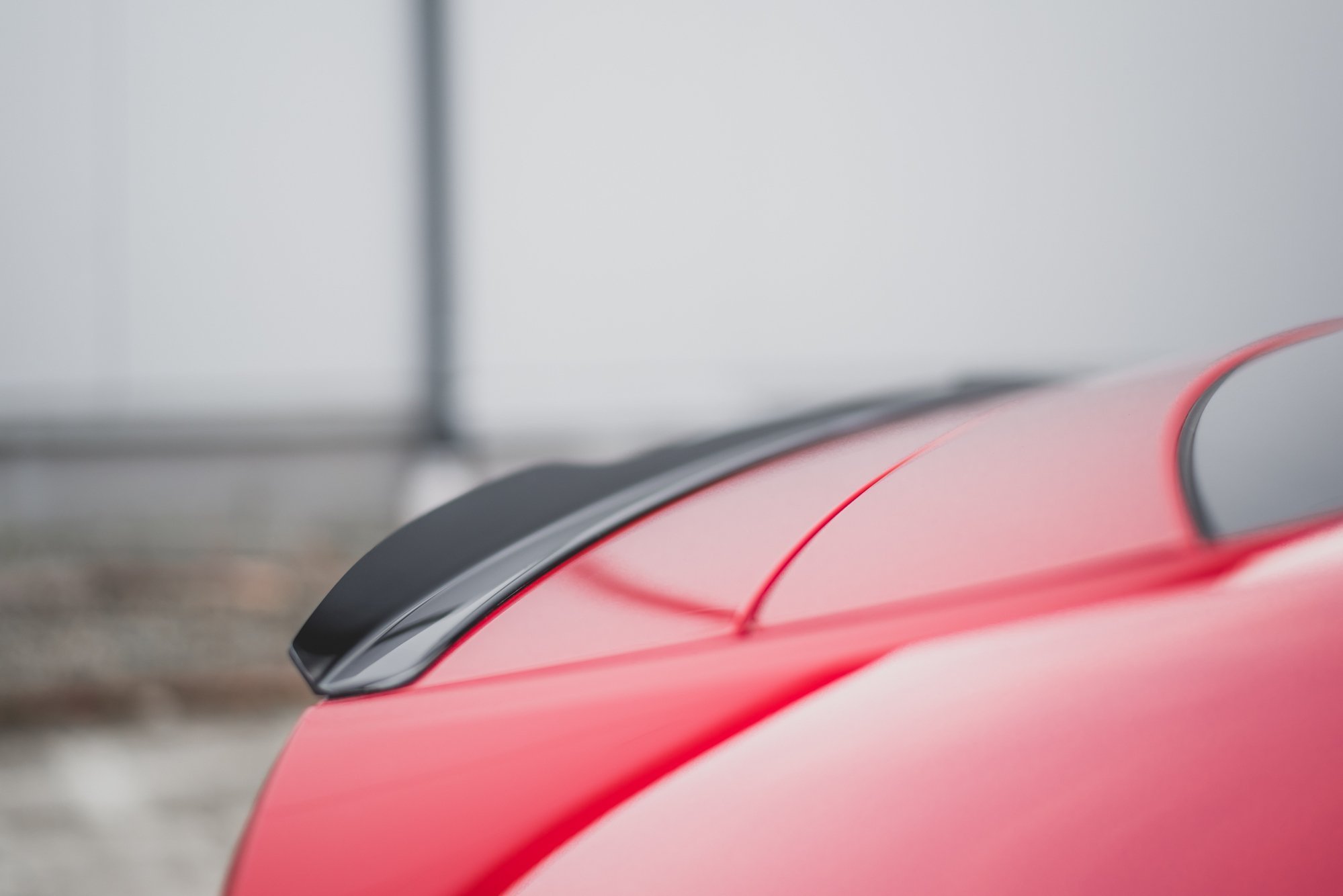 Spoiler CAP für Audi A7 C8 / C8 S-Line / S7 C8 / RS7 C8 schwarz Hochglanz