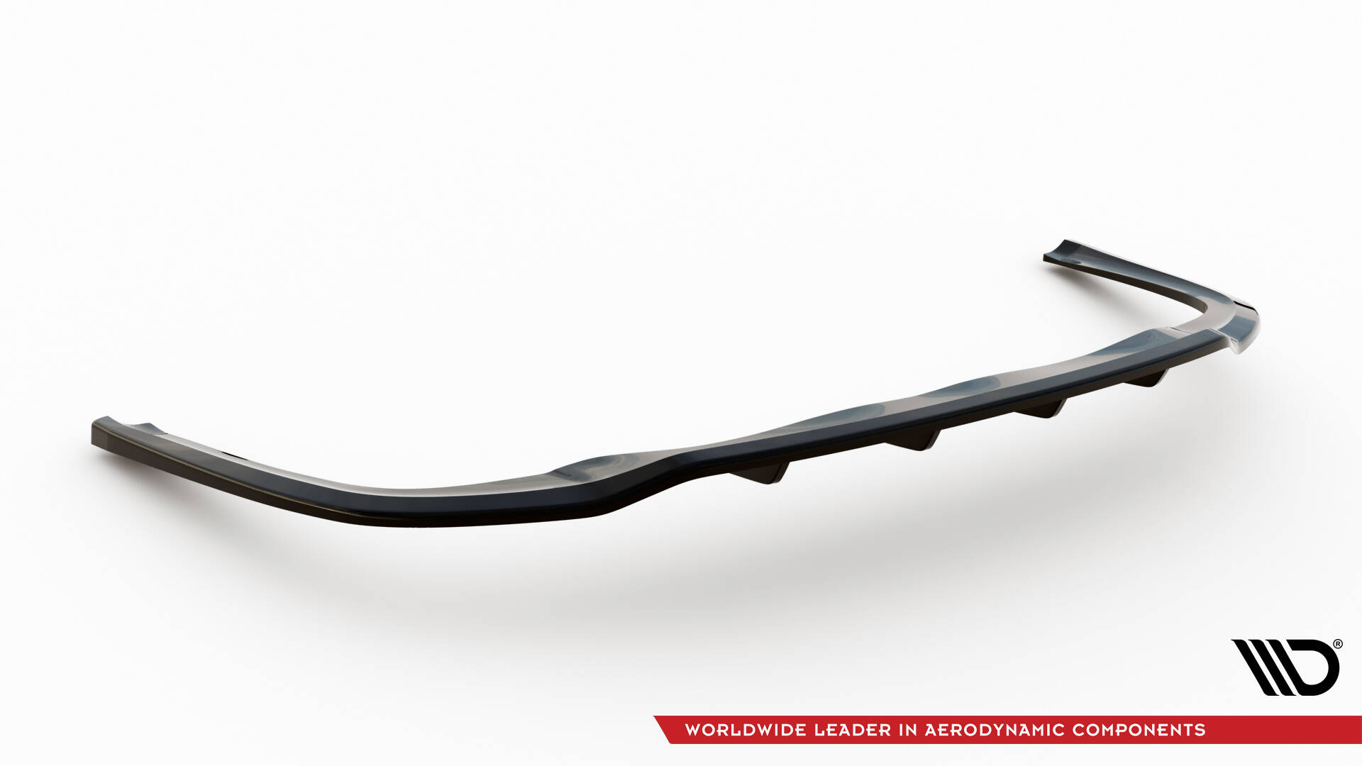 Street+ Mittlerer Diffusor RACE Heck Ansatz passend für Audi A8 D4 FL schwarz Hochglanz