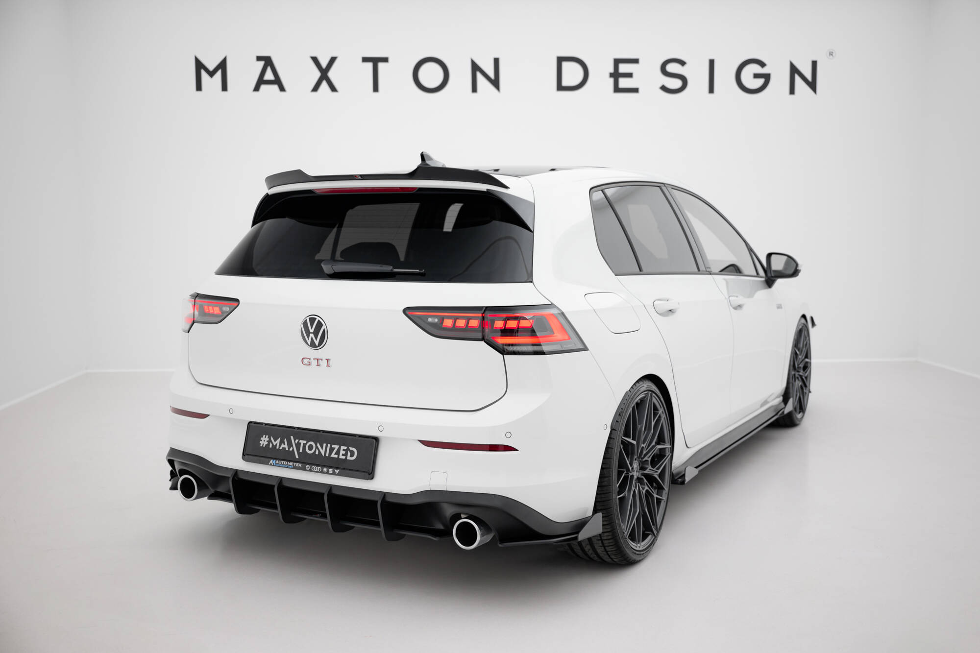 Street Pro Heckschürze Heck Ansatz Diffusor V.1 passend für VW Golf GTI Mk8