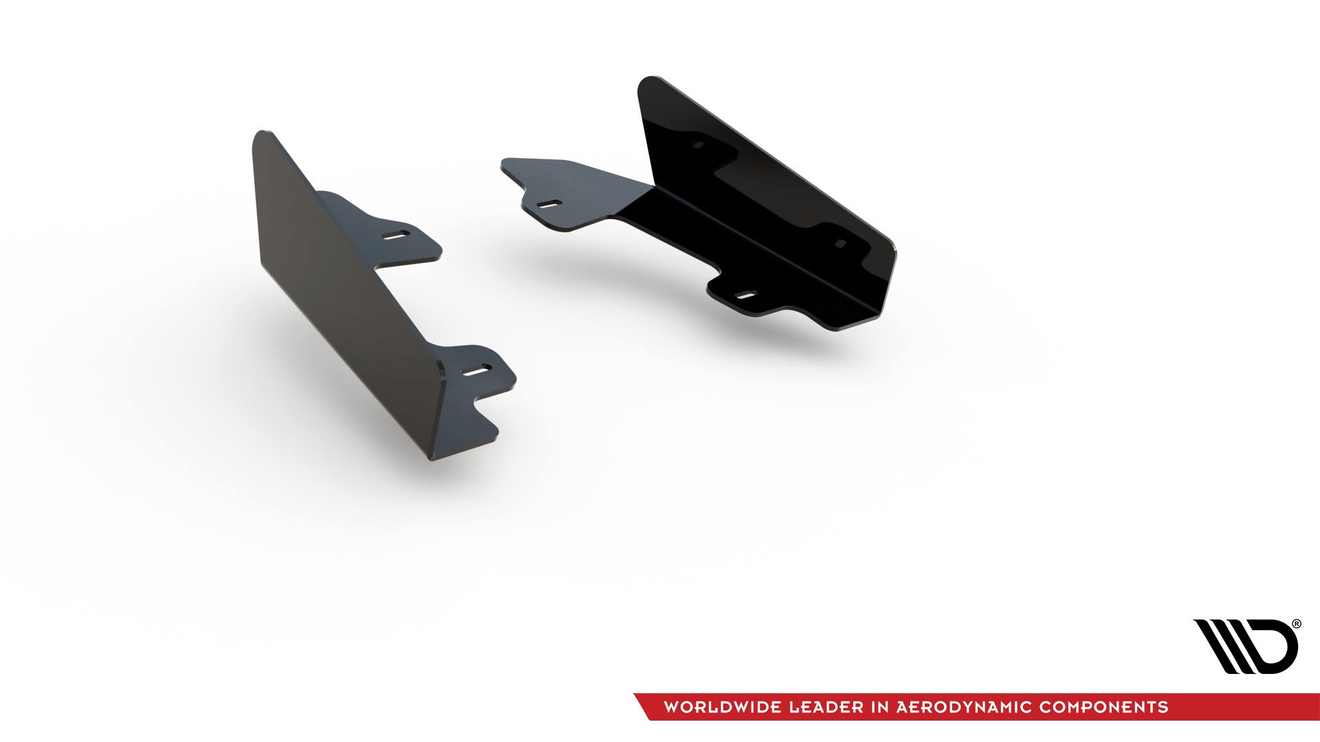 Hintere Seiten Flaps für Audi RS3 8V Sportback schwarz Hochglanz
