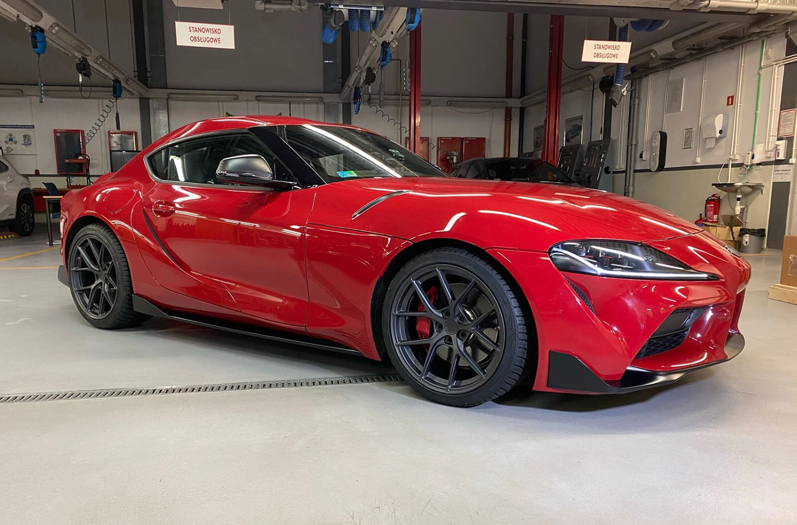 19 zoll SL01 Felgen für Toyota Supra MK5 Flow Form Grau Matt 9,5x19 + 10,5x19