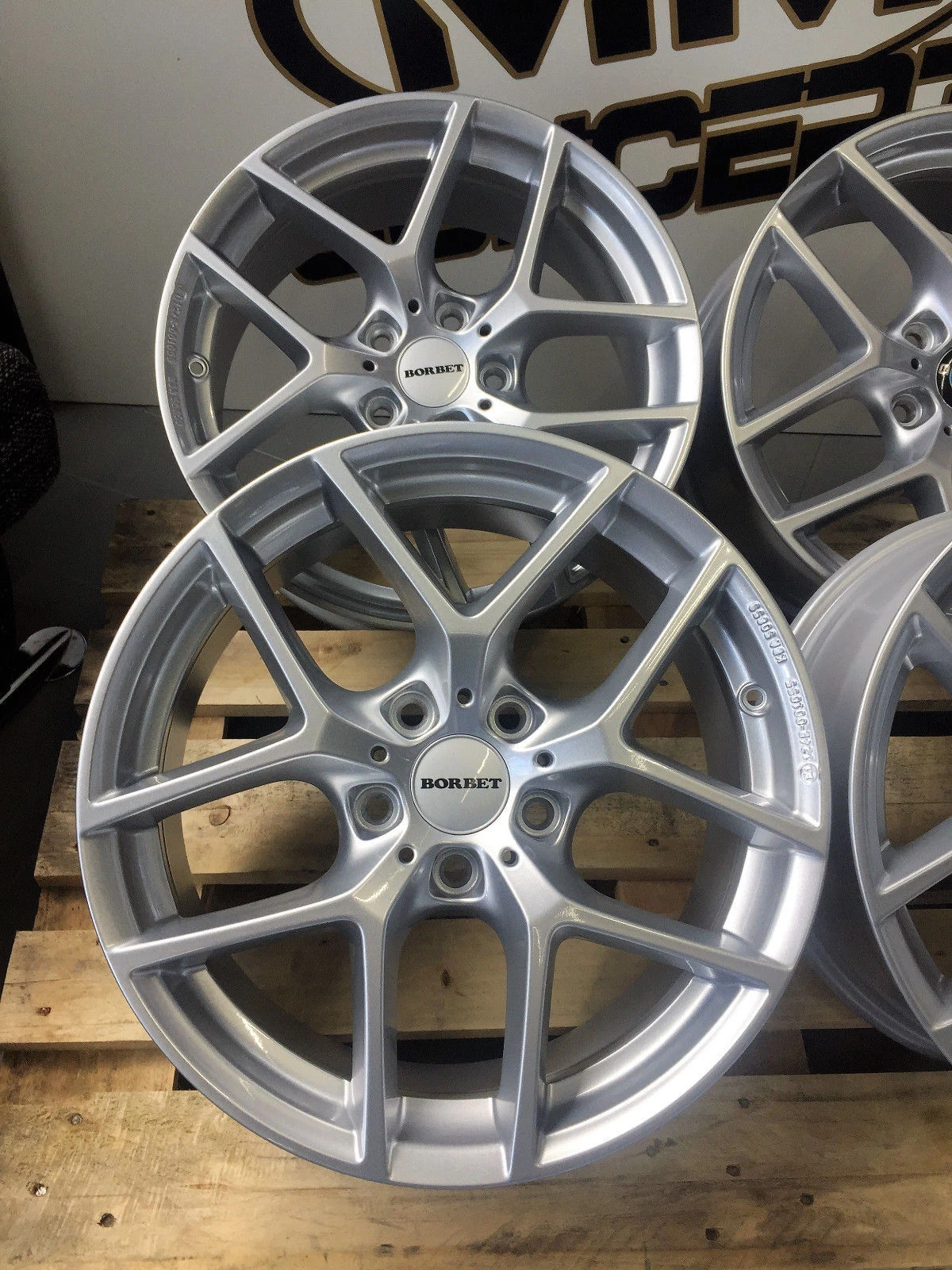 16 Zoll Borbet Y Felgen 7x16 et40 5x115 Silber Alufelgen Cruze Orlando Alu