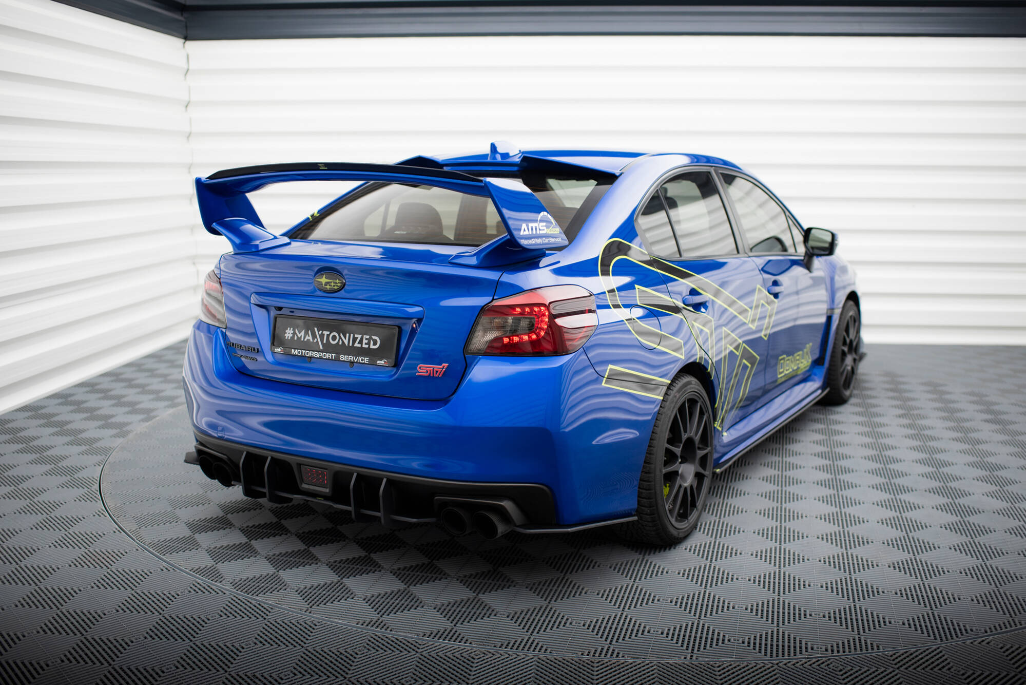 Street Pro Heck Ansatz Flaps passend für Subaru WRX STI Mk1