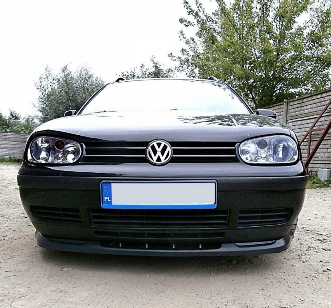 Street+ Spoilerlippe Front Ansatz passend für VW Golf 4 schwarz Hochglanz