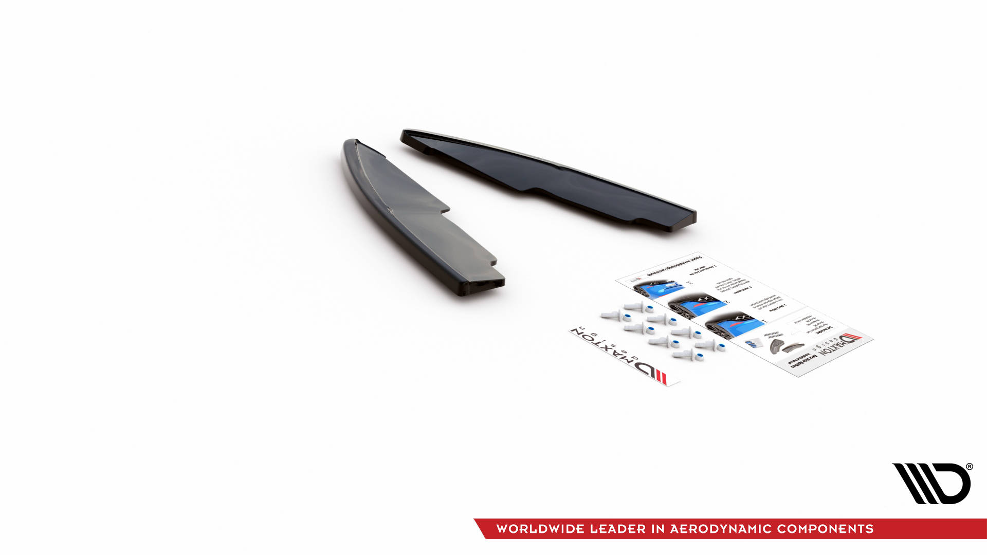 Street+ Heck Ansatz Flaps passend für Ford Kuga ST-Line Mk3 Carbon Look
