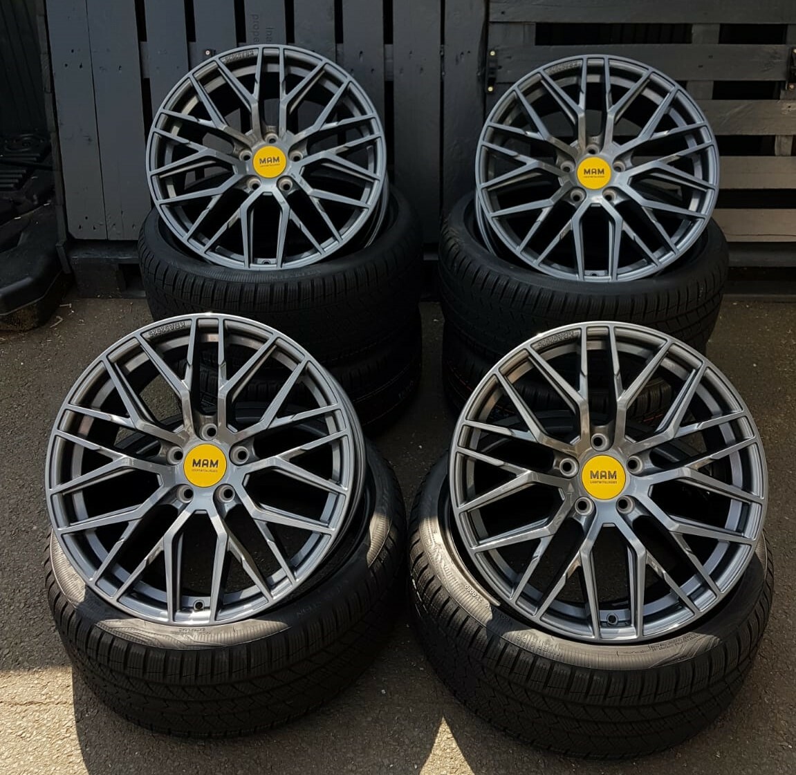 18 Zoll RS4 Alu Felgen für Mercedes CLA Shooting Brake 45 AMG W207 GLA GLK Neu