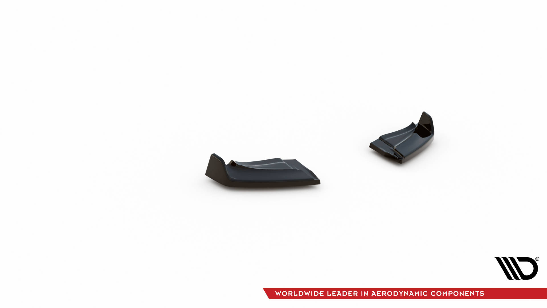 Street+ Heck Ansatz Flaps V.3 passend für Mini Cooper John Cooper Works R56 schwarz Hochglanz