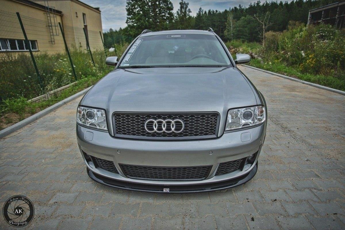 Street+ Spoilerlippe Front Ansatz passend für Audi RS6 C5 schwarz Hochglanz