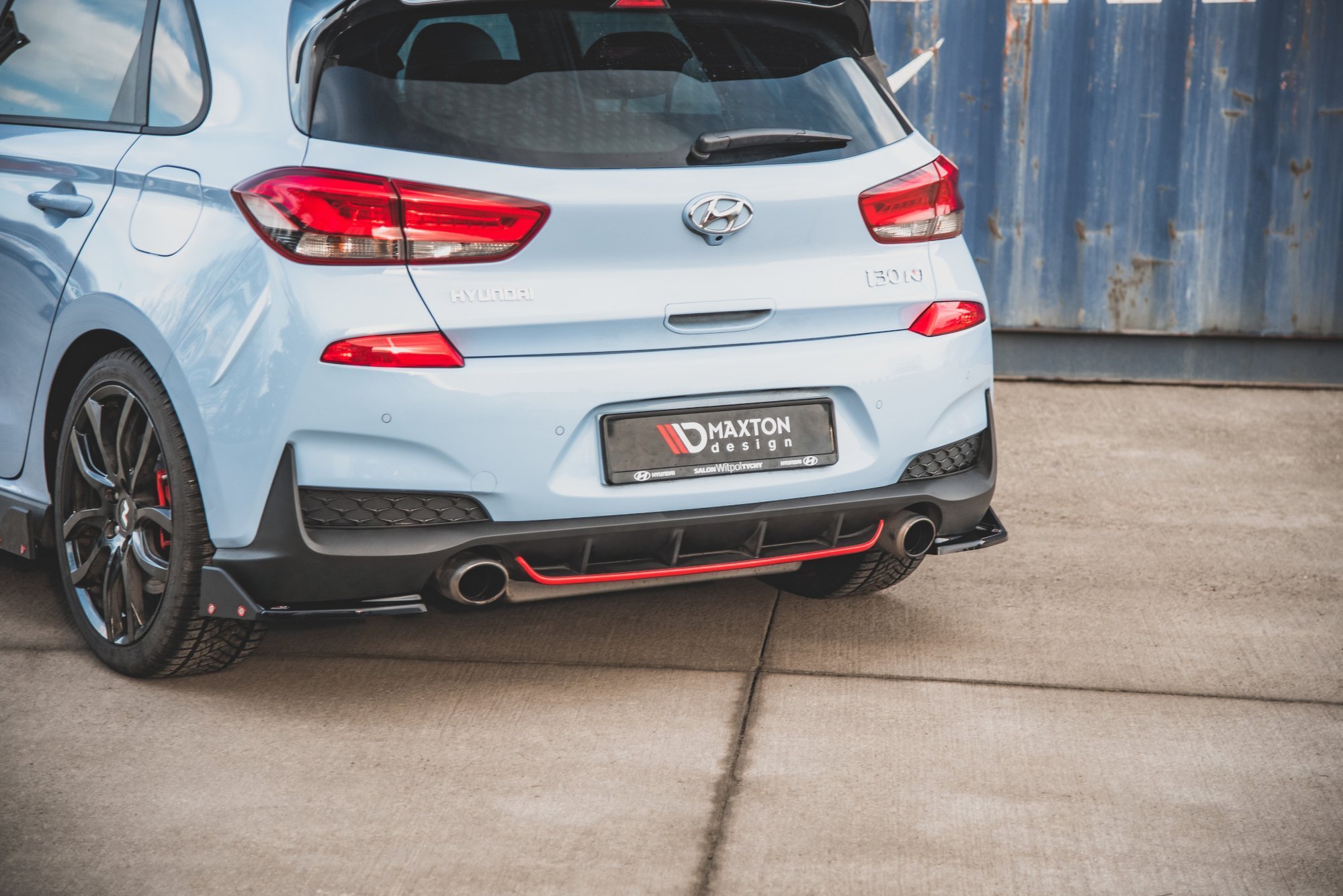 Street+ Heck Ansatz Flaps V.6 passend fürHyundai I30 N Mk3 Hatchback