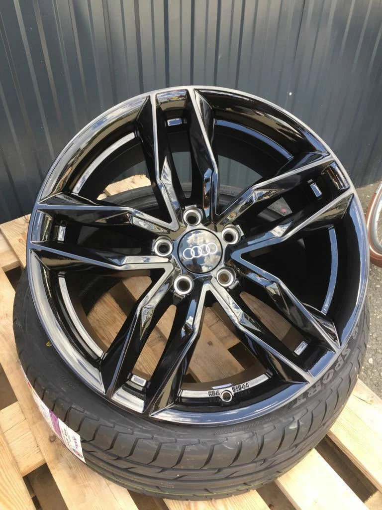 18 Zoll MAM RS3 Felgen et45 5x112 schwarz für Audi VW Seat Skoda GTI S3 RS AMG