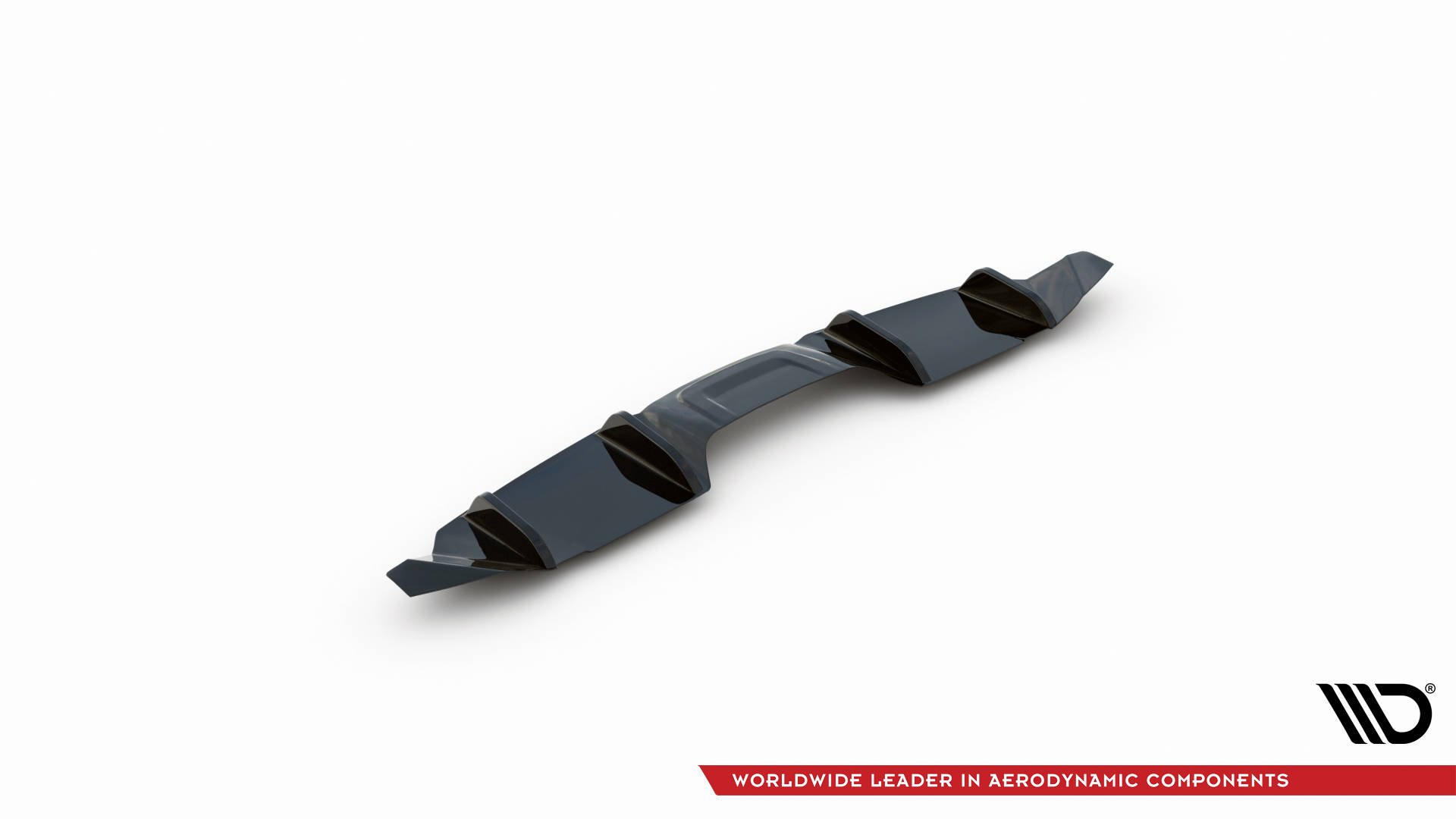Street+ Heck Ansatz Diffusor passend für Ford Mustang Mk. 6 FL Carbon Look