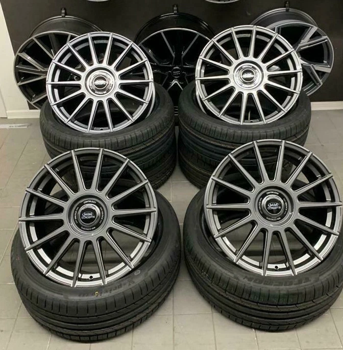 19 zoll MM04 Alu Felgen 5x112 Grau für Mercedes A B C E GLA GLK GLB V Klasse AMG