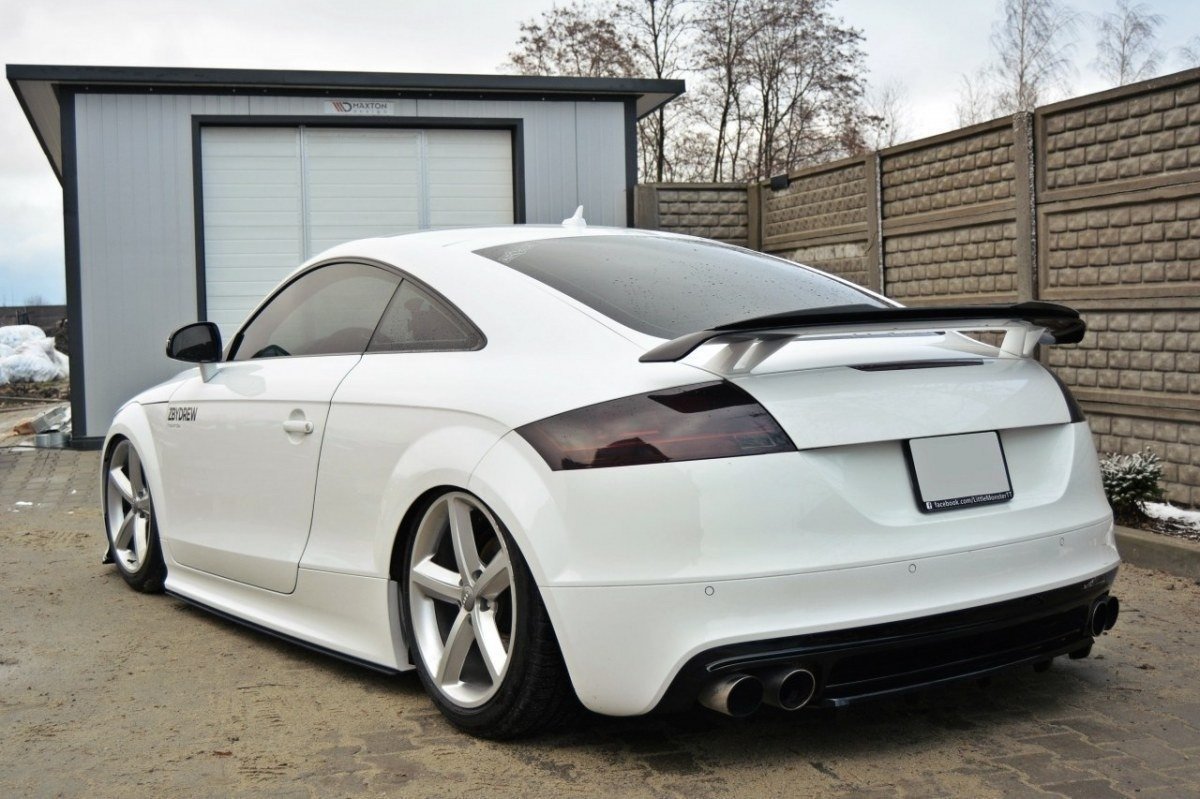 Heckansatz Audi TT S 8J DTM LOOK schwarz Hochglanz