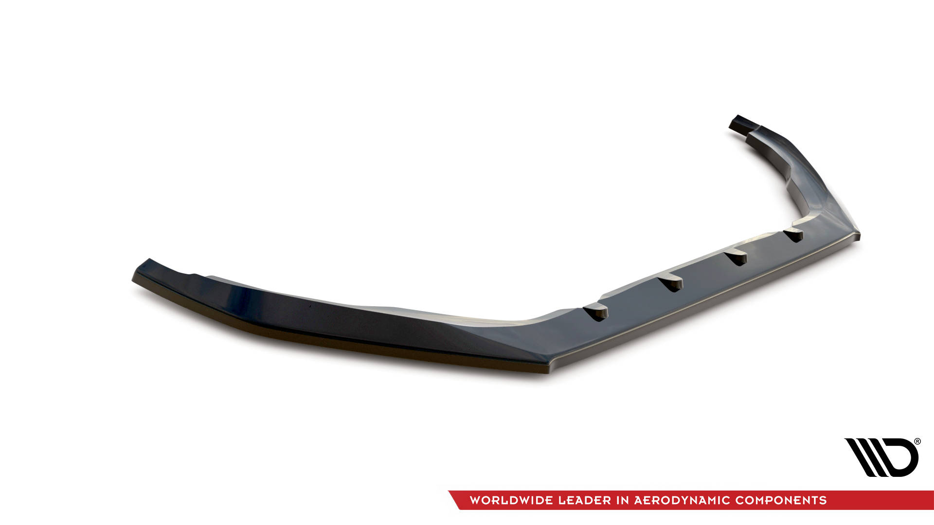 Street+ Spoilerlippe Front Ansatz V.1 passend für Peugeot 208 GTi Mk1 schwarz Hochglanz