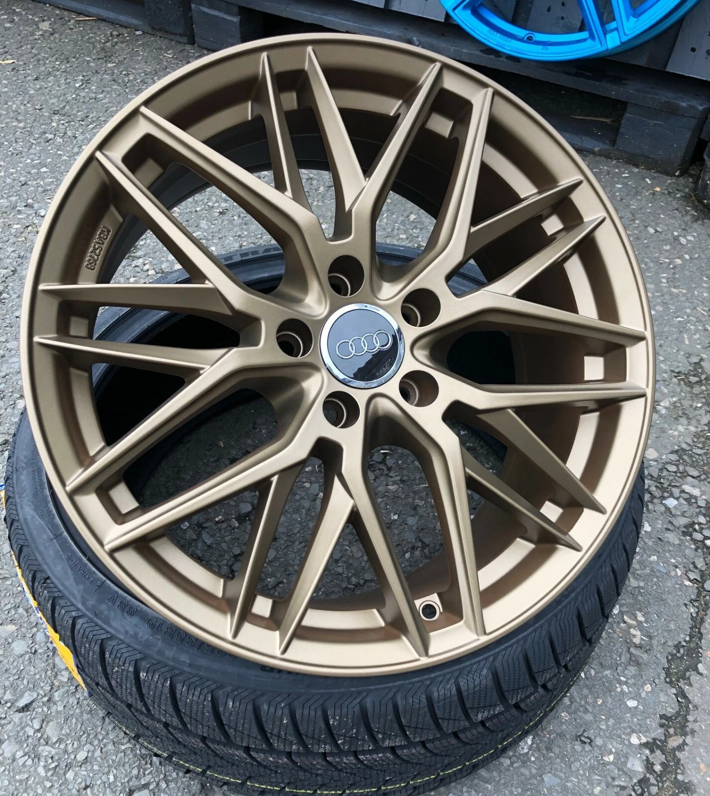 18 Zoll Damina DM08 Alu Felgen 5x112 et45 Bronze für Audi A3 S3 S-Line Cupra GTI