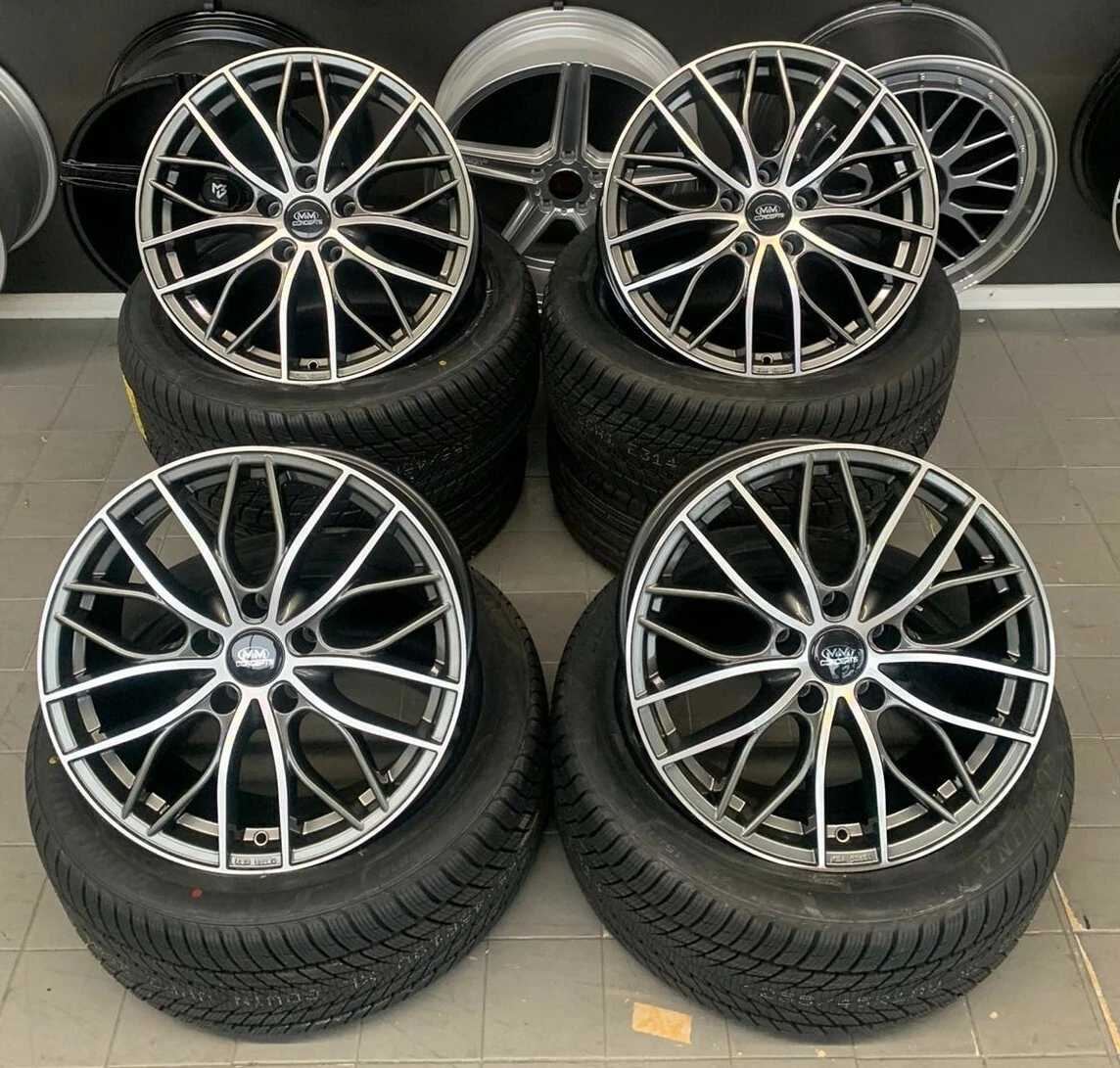 19 Zoll MM01 Alu Felgen für Audi A3 S3 RS3 Sportback TT TTS Q2 Q3 S-Line RS AMG