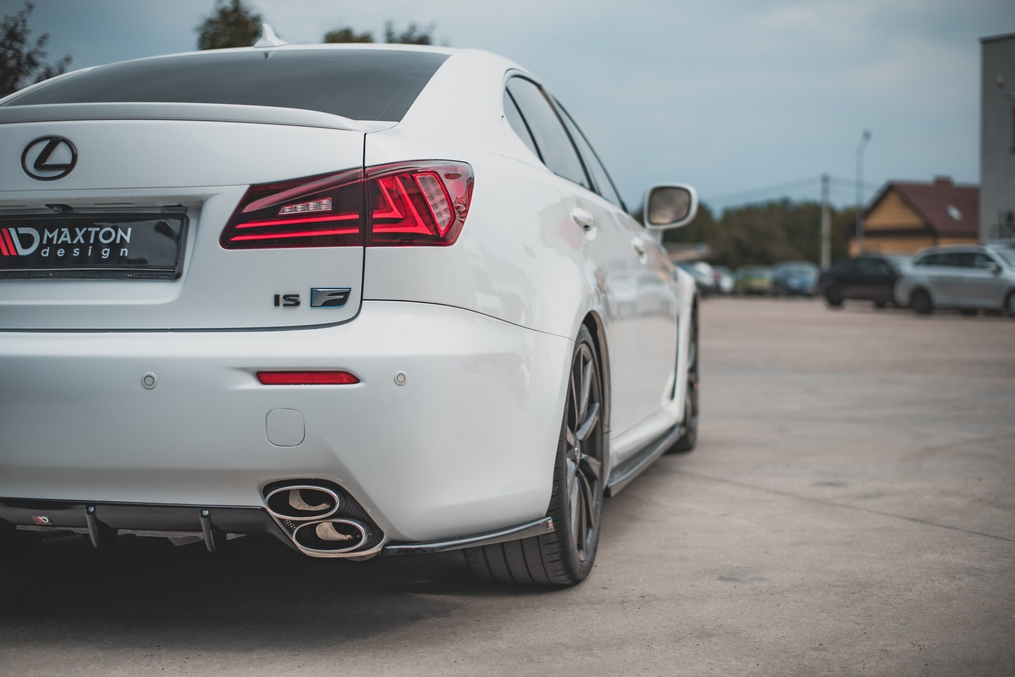 Street+ Heck Ansatz Flaps passend für Lexus IS F Mk2 Carbon Look
