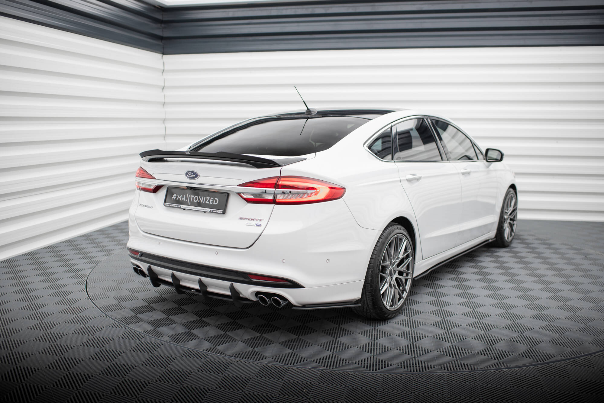 Street Pro Heck Ansatz Flaps passend für Ford Mondeo Sport Mk5 FL / Fusion Sport Mk2 FL