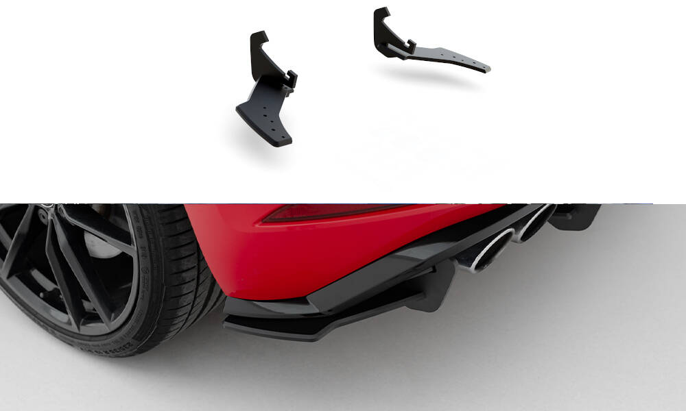 Street Pro Heck Ansatz Flaps passend für VW Golf R Mk7 FL
